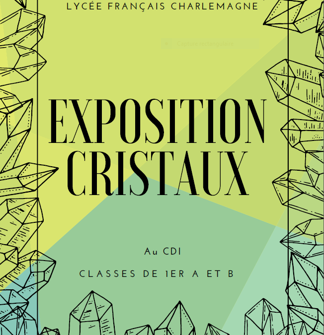 Exposition de cristaux et roches au CDI